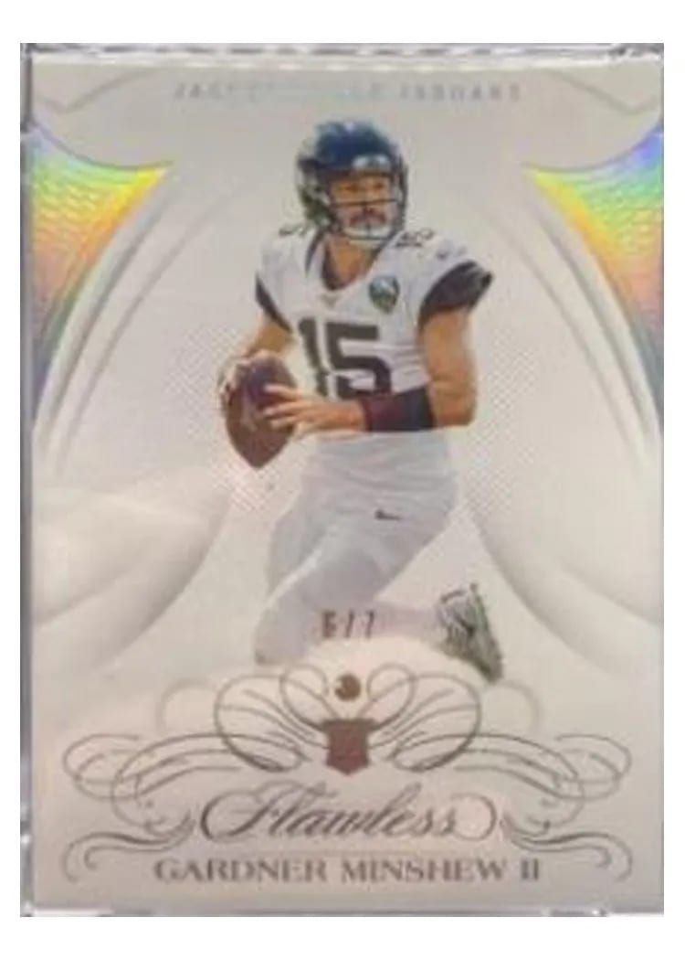 2019 Panini Flawless Base Ruby Gardner Minshew II #102 card