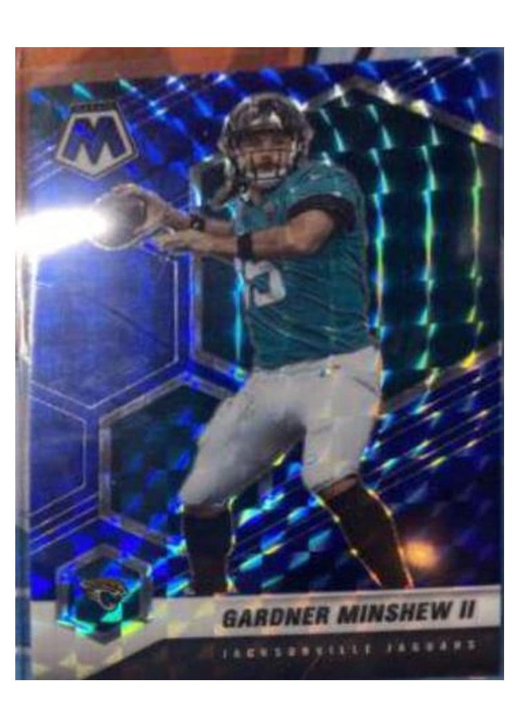 2021 Panini Mosaic Base Set Gardner Minshew II Blue Mosaic #98 card