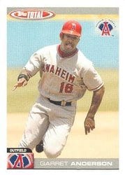 2004 Topps Total Base Set Garret Anderson #550 card