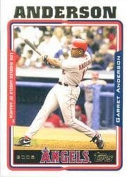 2005 Topps Base Set Garret Anderson #369 card