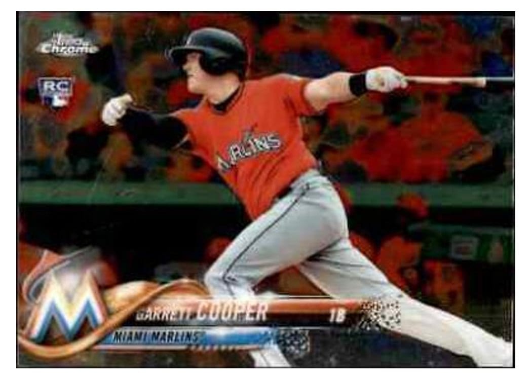2018 Topps Chrome Base Set Garrett Cooper #188 card