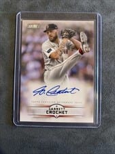 2025 Stadium Club Base Autographs Garrett Crochet #SCBA-GCR card