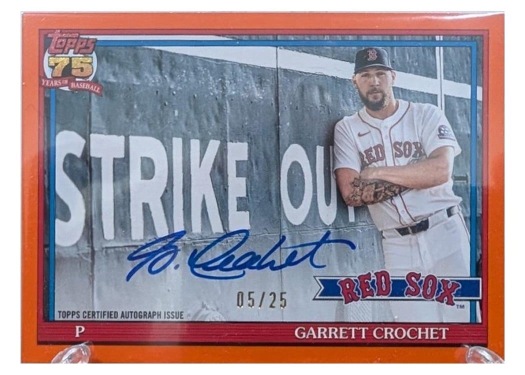 2026 Topps 1991 Topps Autographs Garrett Crochet #91AU-GC card