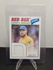 2026 Topps Heritage Real One Relics Garrett Crochet #ROR-GC card