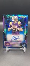2025 Bowman University Chrome Sapphire Chrome Prospect Autographs Garrett Nussmeier #BCA-GN card