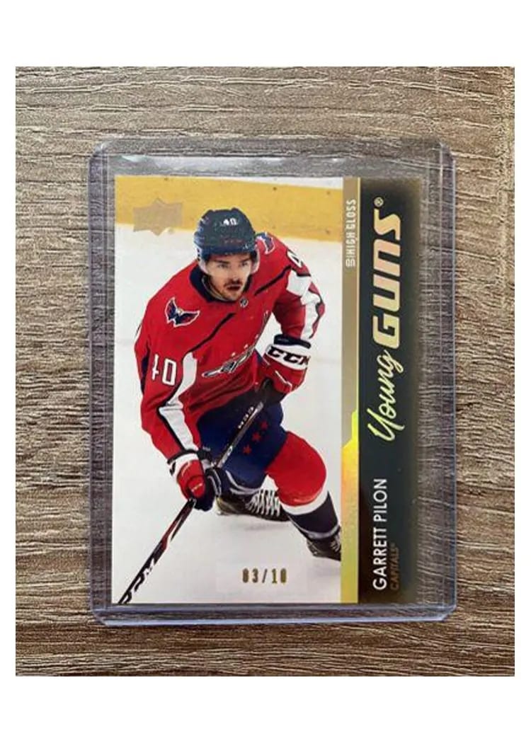 2021-22 Upper Deck Base Set Garrett Pilon #214 card