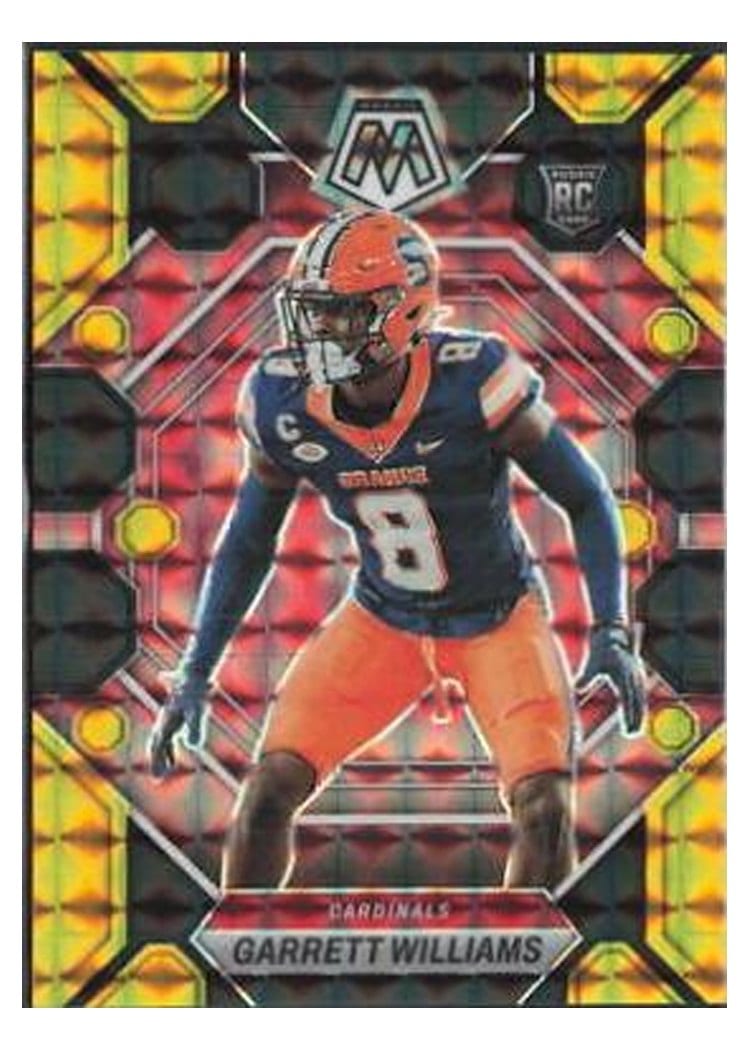 2023 Panini Mosaic Base Set Garrett Williams Choice Black Gold #321
