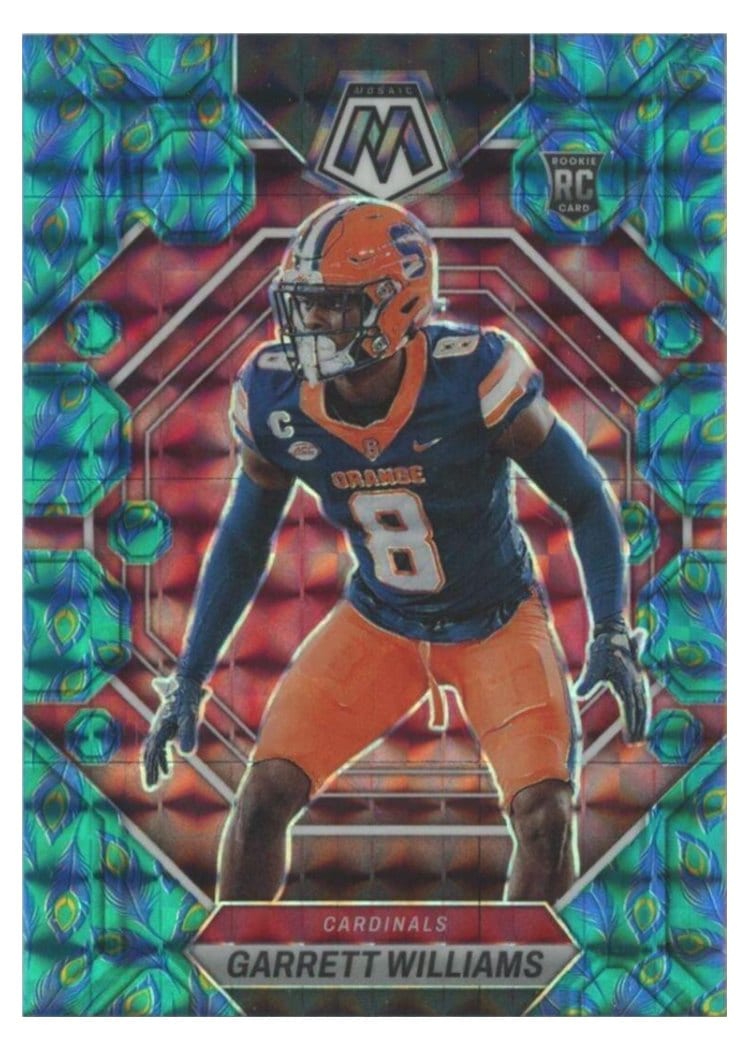 2023 Panini Mosaic Base Set Garrett Williams #321 card