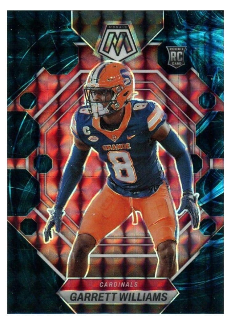 2023 Panini Mosaic Base Set Garrett Williams Genesis #321