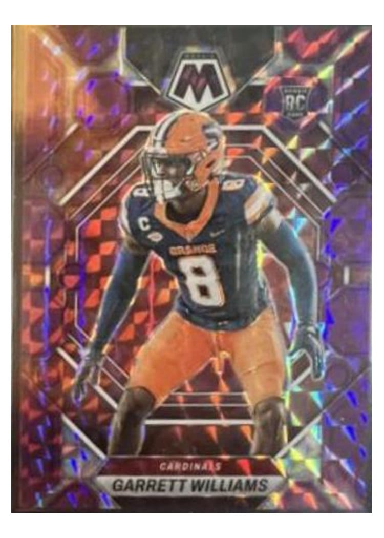 2023 Panini Mosaic Base Set Garrett Williams #321 card