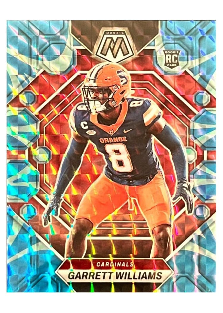 2023 Panini Mosaic Base Set Garrett Williams #321 card