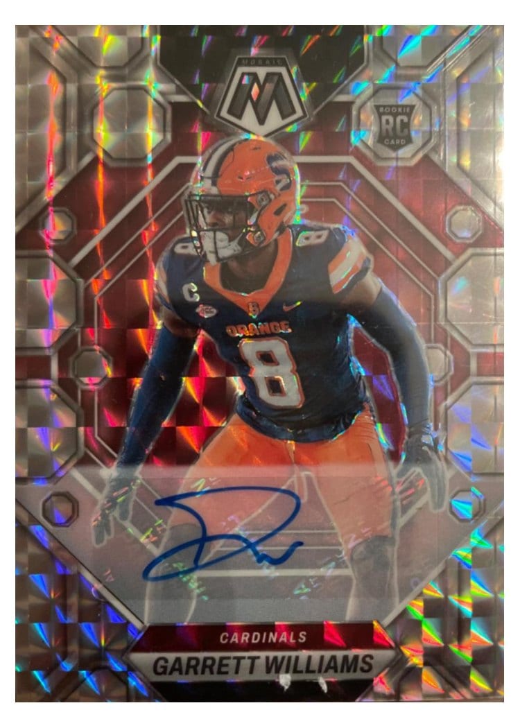 2023 Panini Mosaic Base Set Garrett Williams #321 card