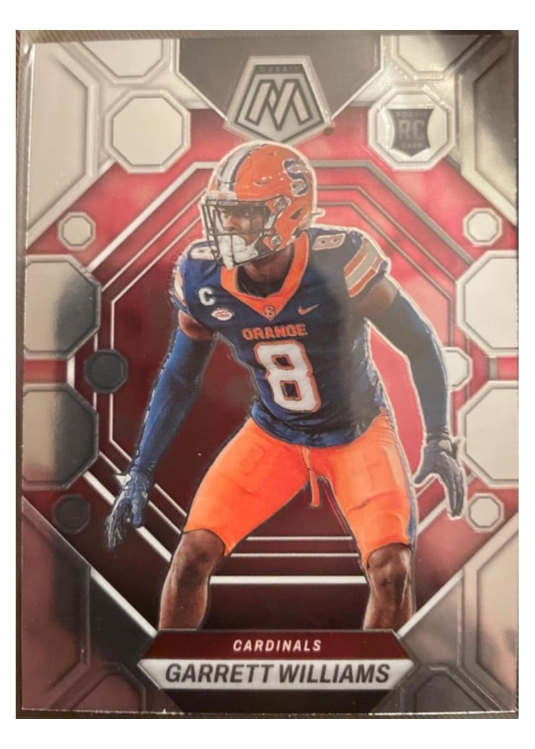 2023 Panini Mosaic Base Set Garrett Williams #321 card