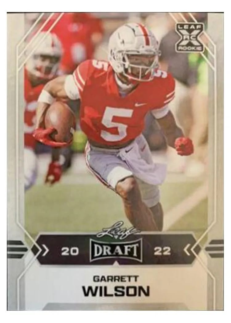 2022 Leaf Draft Garrett Wilson #7 card