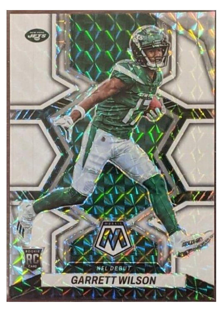 2022 Panini Mosaic Base Set Garrett Wilson White #276 card