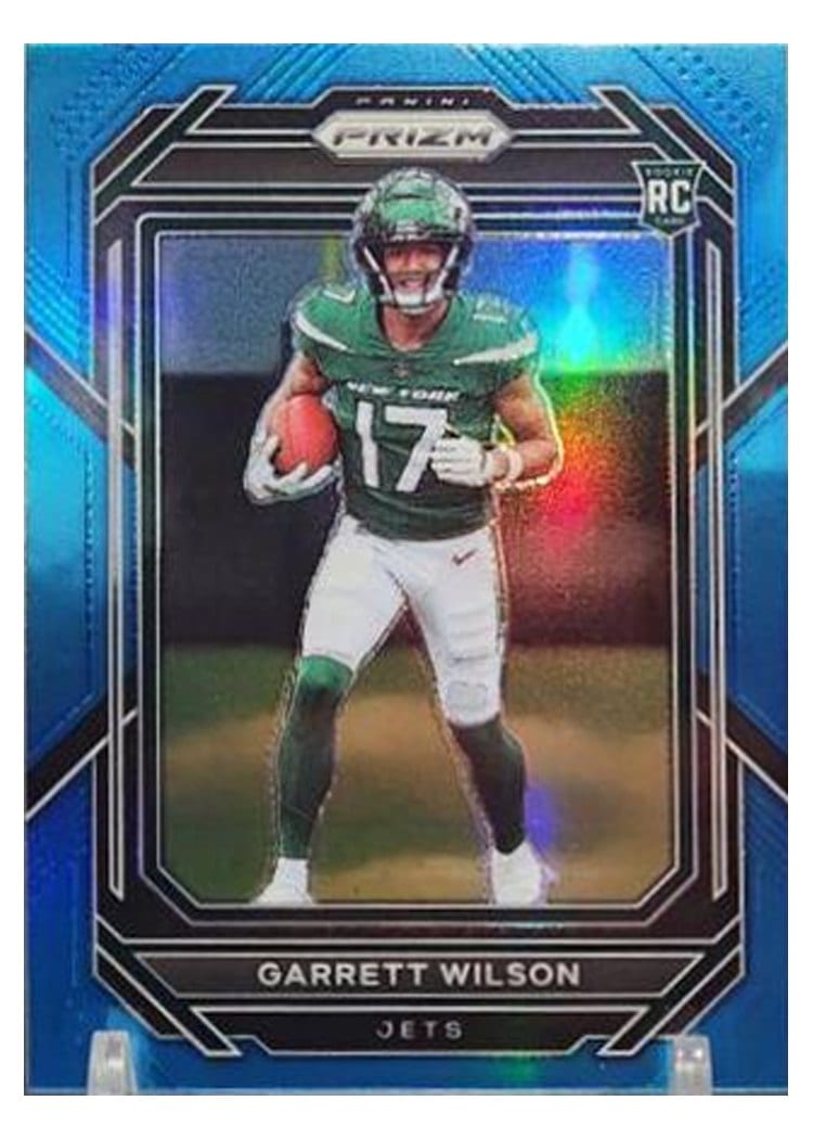 2022 Panini Prizm Base Set Garrett Wilson Light Blue #309 card