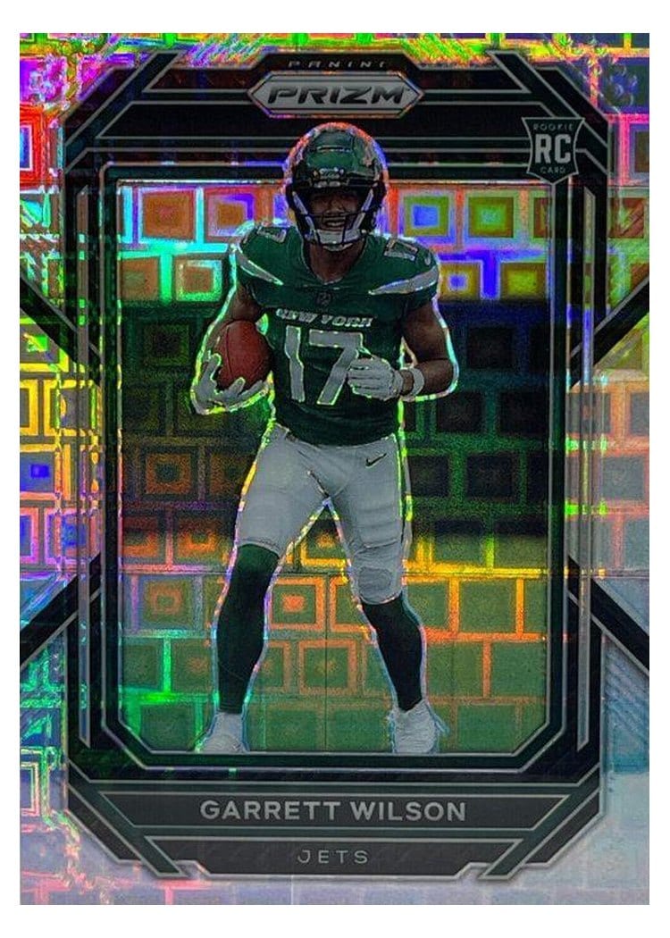 2022 Panini Prizm Base Set Garrett Wilson #309 card