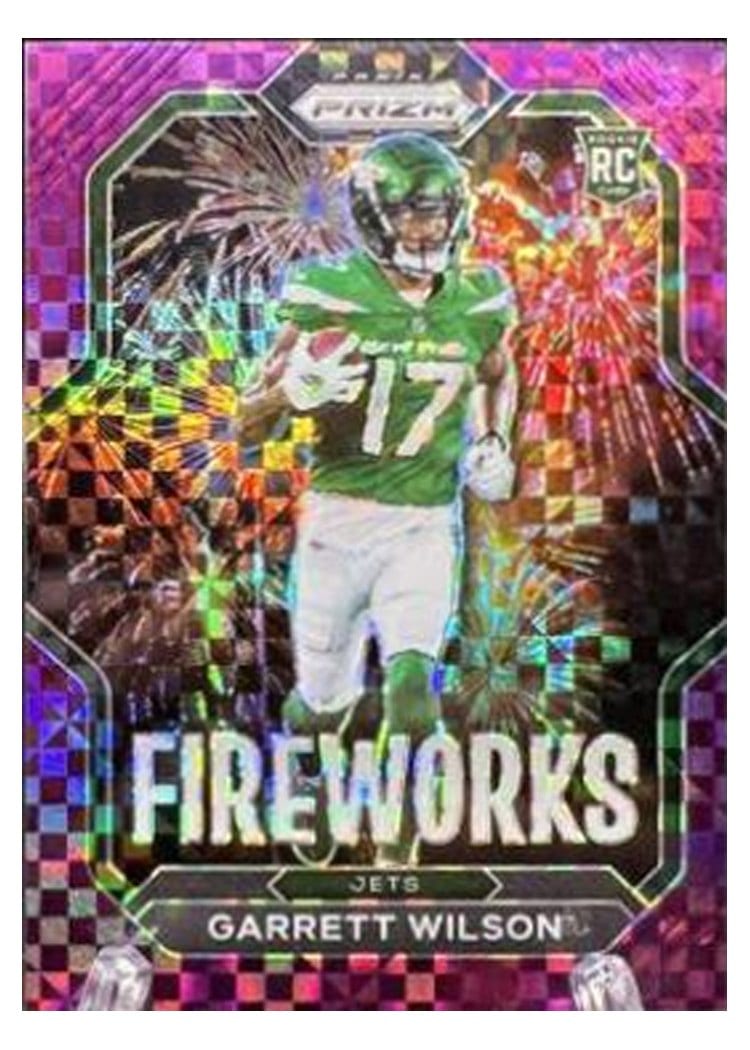 2022 Panini Prizm Base Set Garrett Wilson #309 card