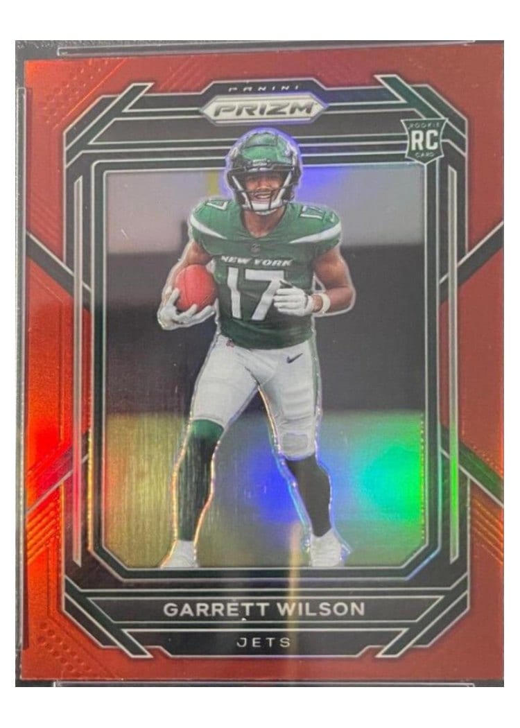 2022 Panini Prizm Base Set Garrett Wilson Red #309 card