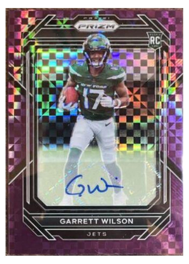 2022 Panini Prizm Base Set Garrett Wilson #309 card