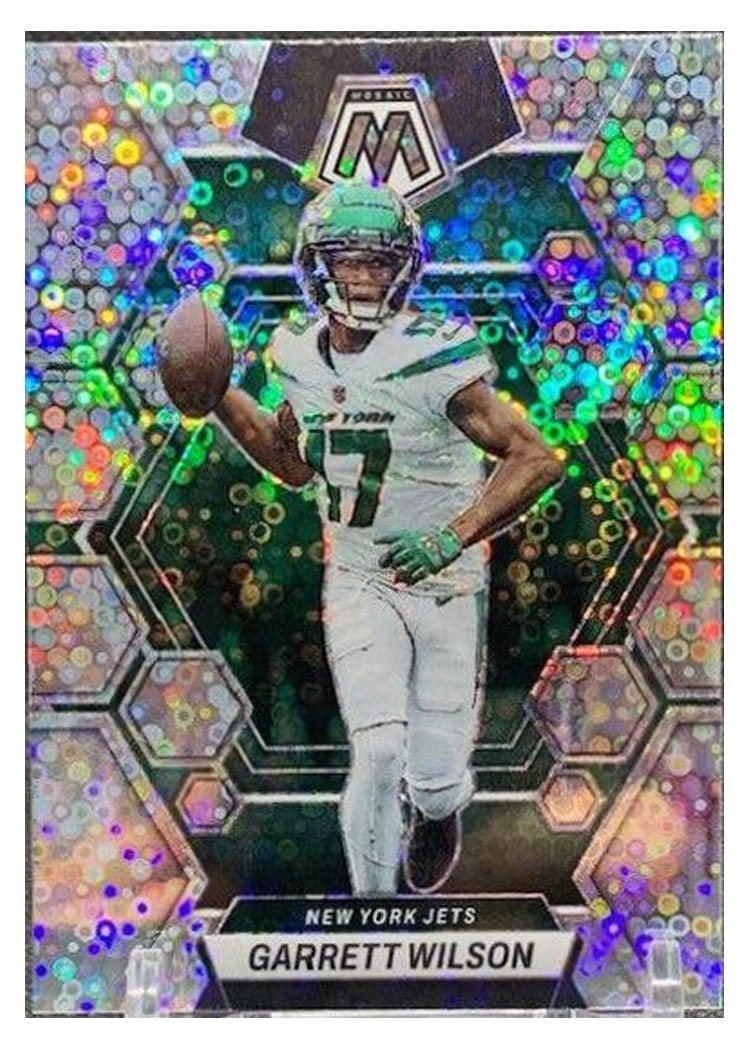 2023 Panini Mosaic Base Set Garrett Wilson #75 card