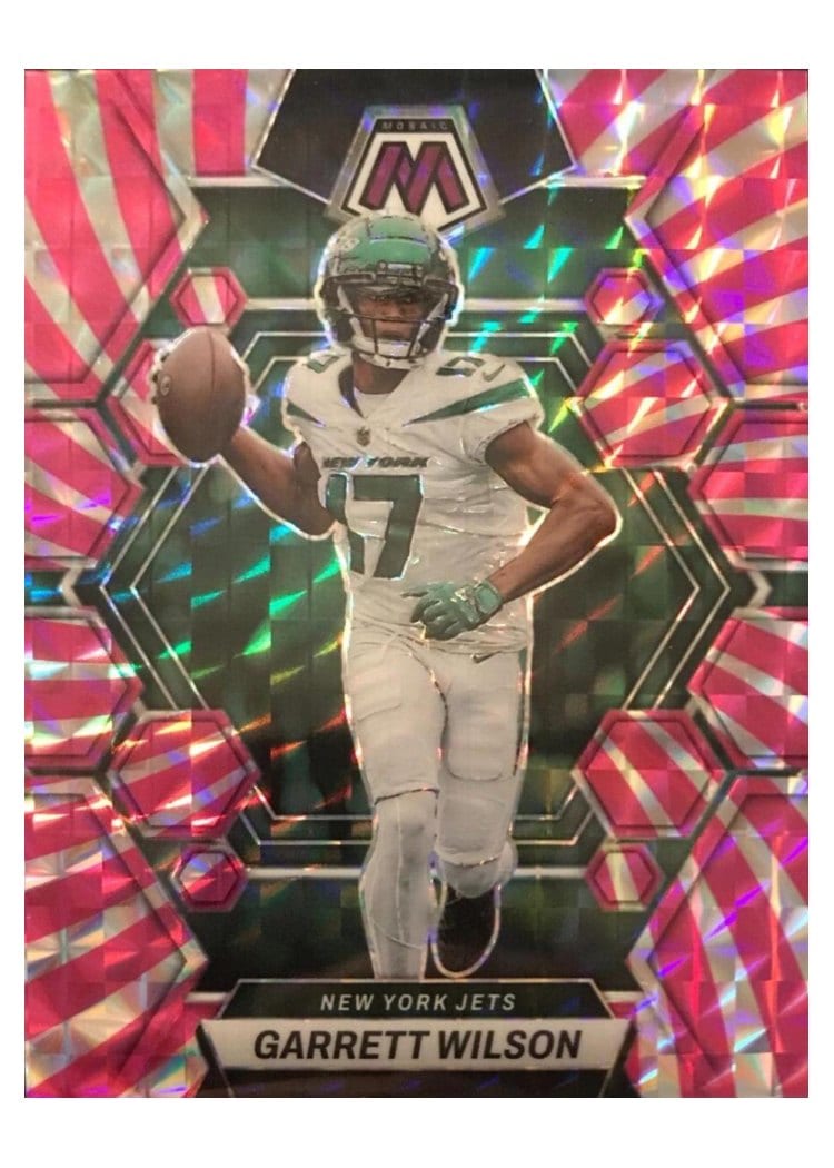 2023 Panini Mosaic Base Set Garrett Wilson #75 card