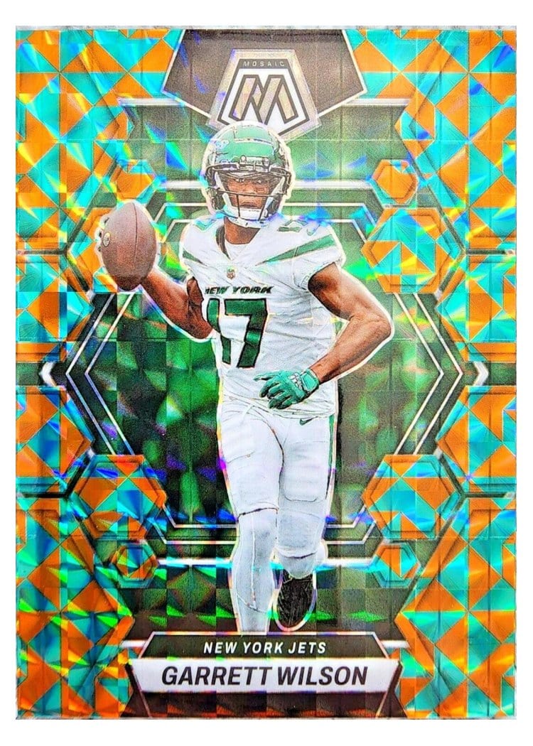 2023 Panini Mosaic Base Set Garrett Wilson #75 card