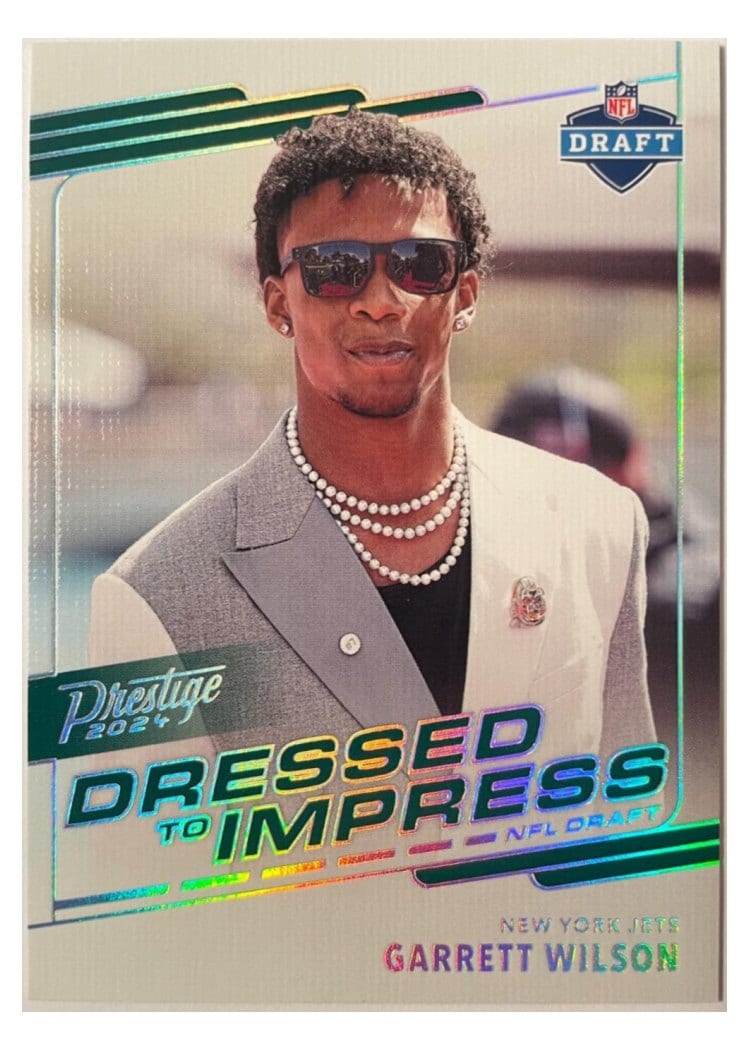 2024 Panini Prestige Dress to Impress NFL Draft Garrett Wilson #DTI-GWI card