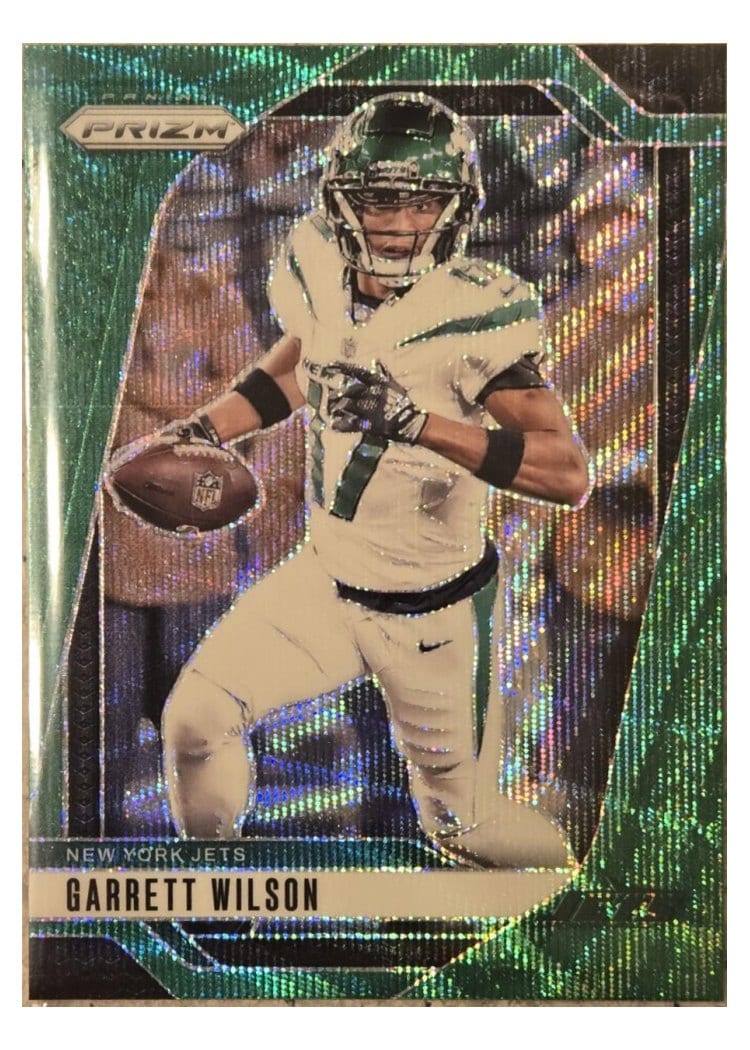 2024 Panini Prizm Base Set Garrett Wilson Green Wave #224 card