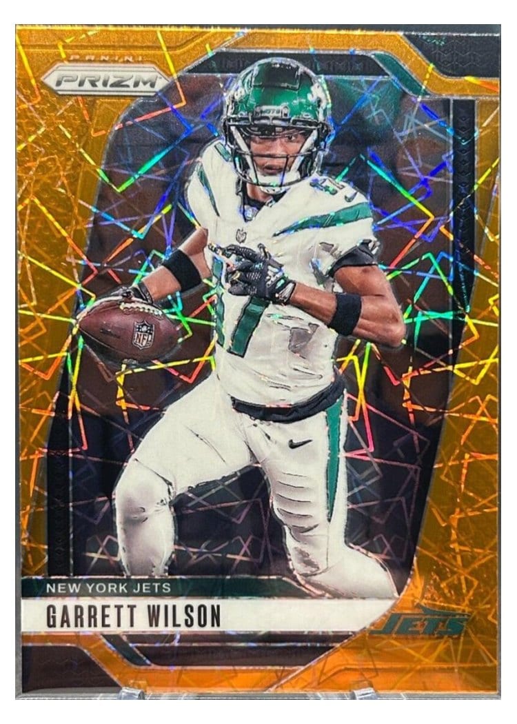 2024 Panini Prizm Base Set Garrett Wilson Orange #224 card