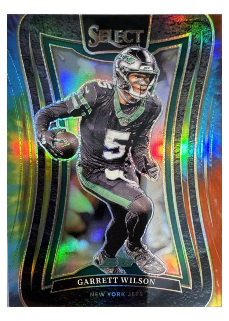 2024 Panini Select Base Set Garrett Wilson Tie-Dye Prizm #339 card