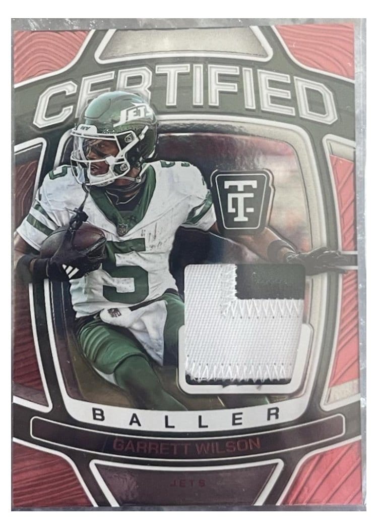 2024 Panini Totally Certified Certified Baller Garrett Wilson #15 card
