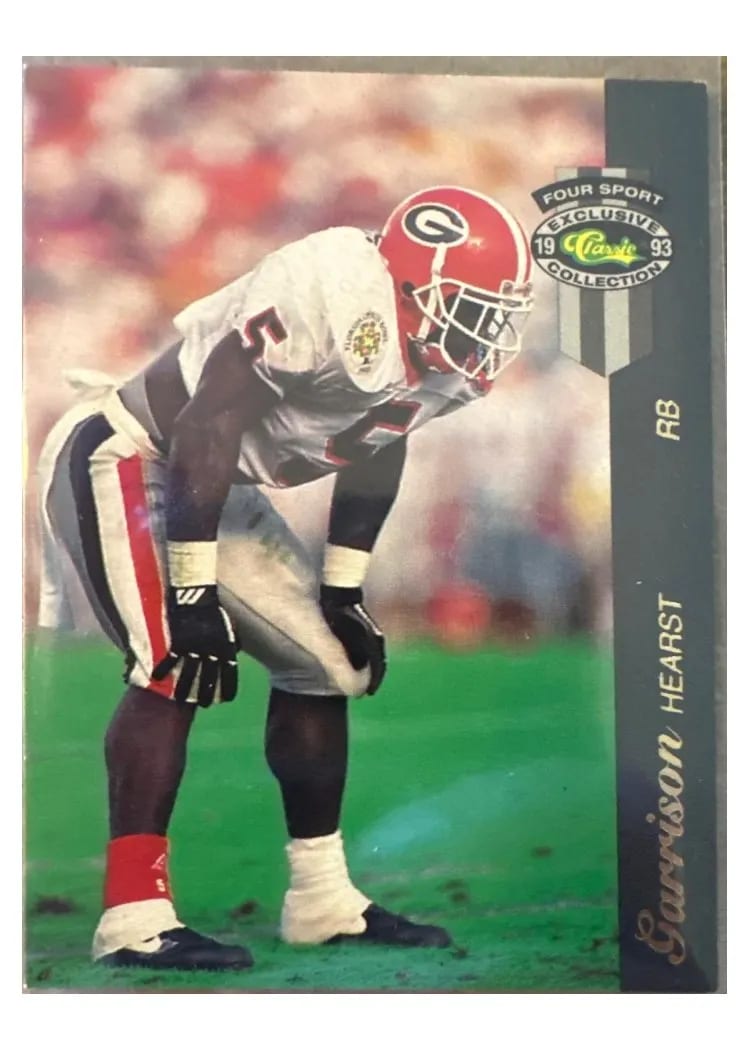 1993 Classic Four Sport Garrison Hearst #4 card