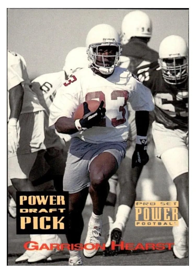 1993 Pro Set Power Draft Picks Garrison Hearst #PDP22 card
