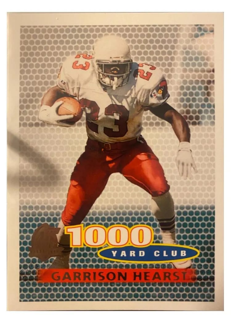 1996 Topps Garrison Hearst #134 card