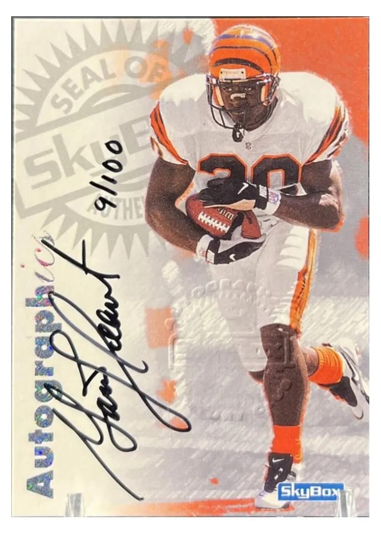 1997 Skybox Premium Autographics Garrison Hearst card