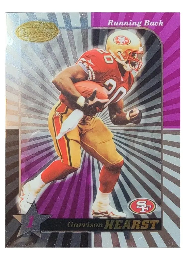 2000 Leaf Certified Garrison Hearst #82 card
