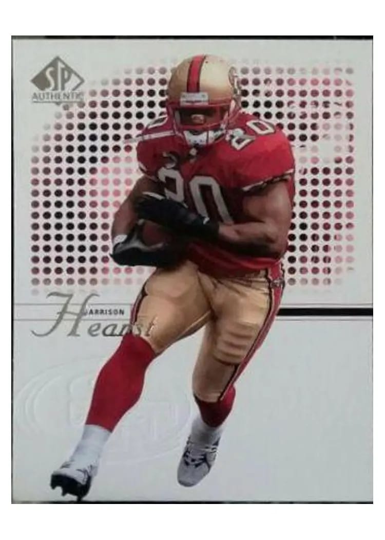 2002 SP Authentic Garrison Hearst #35 card