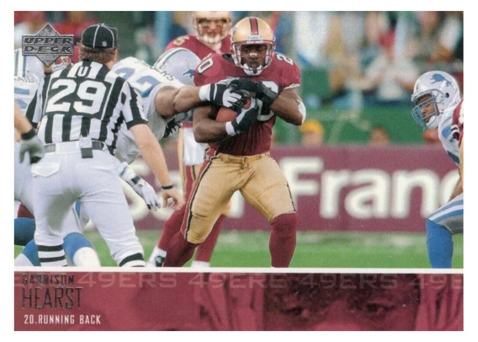 2003 Upper Deck Garrison Hearst #42 card