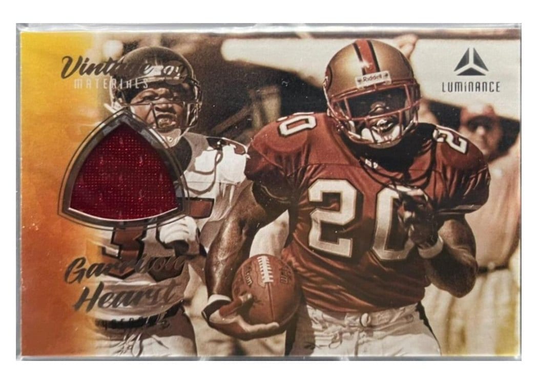2022 Panini Luminance Vintage Materials Garrison Hearst #VM-GHE card