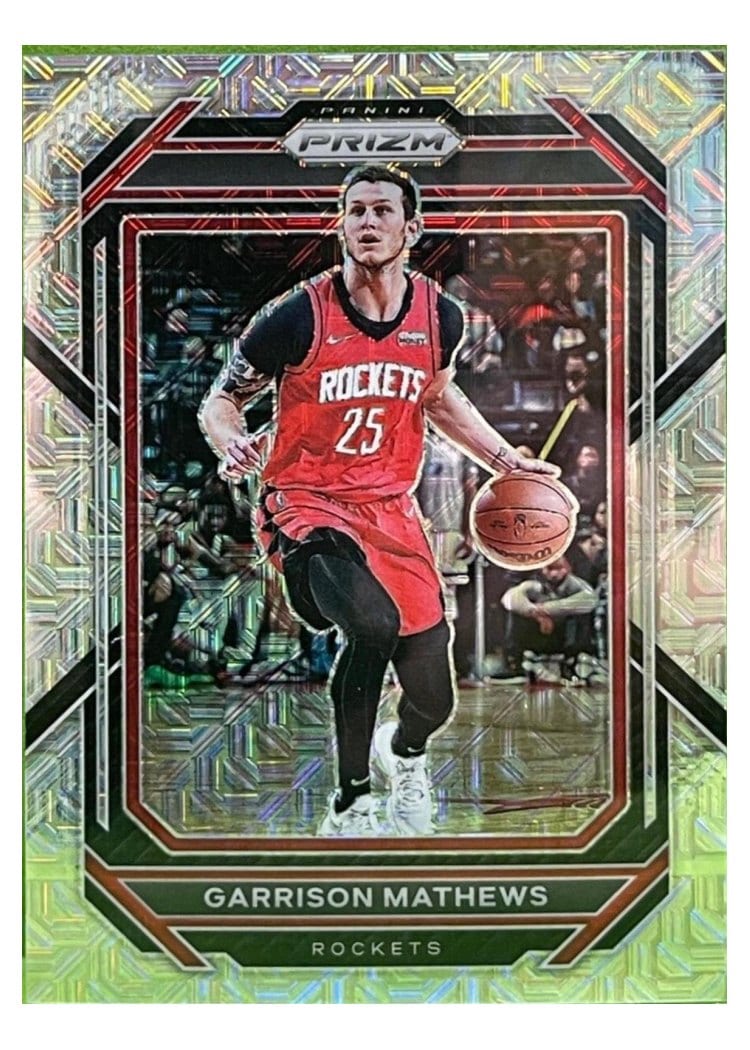2022-23 Panini Prizm Base Set Garrison Mathews Mojo Prizm #188 card