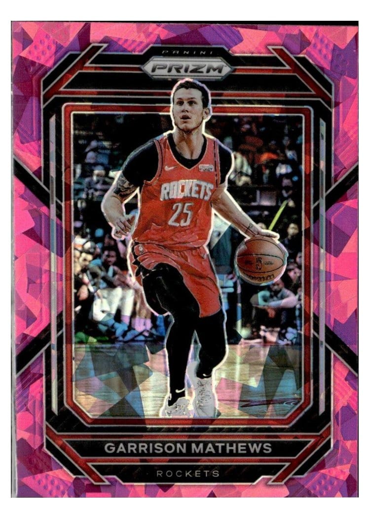 2022-23 Panini Prizm Base Set Garrison Mathews Pink Ice Prizm #188 card