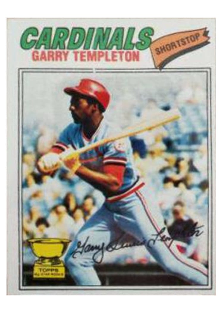 1977 Topps Garry Templeton #161 card