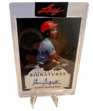 2025 Leaf Spectacular Baseball Spectacular Signatures Garry Templeton #S-GT1 card