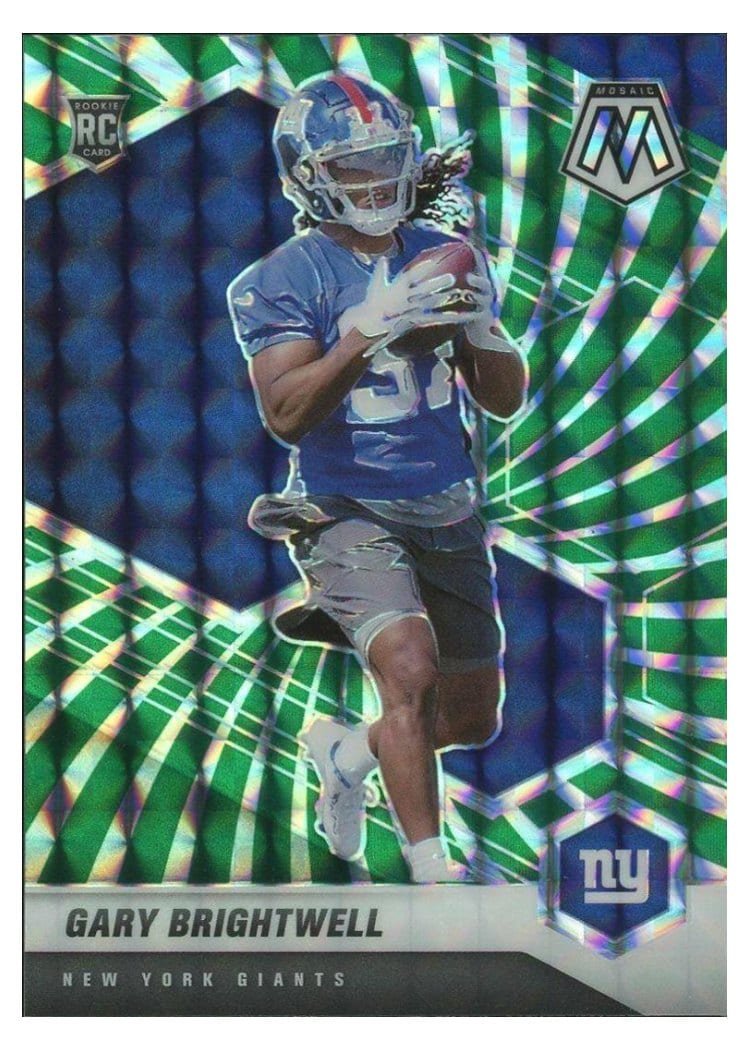 2021 Panini Mosaic Base Set Gary Brightwell #377 card