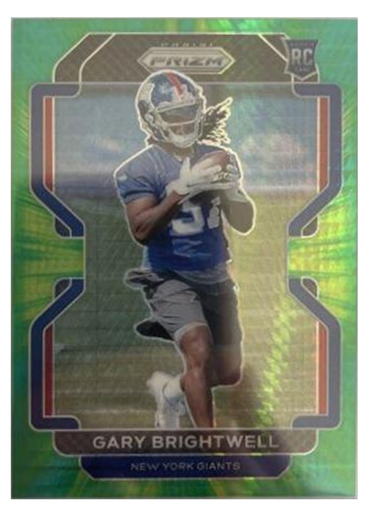 2021 Panini Prizm Base Set Gary Brightwell Green Prizm #400 card