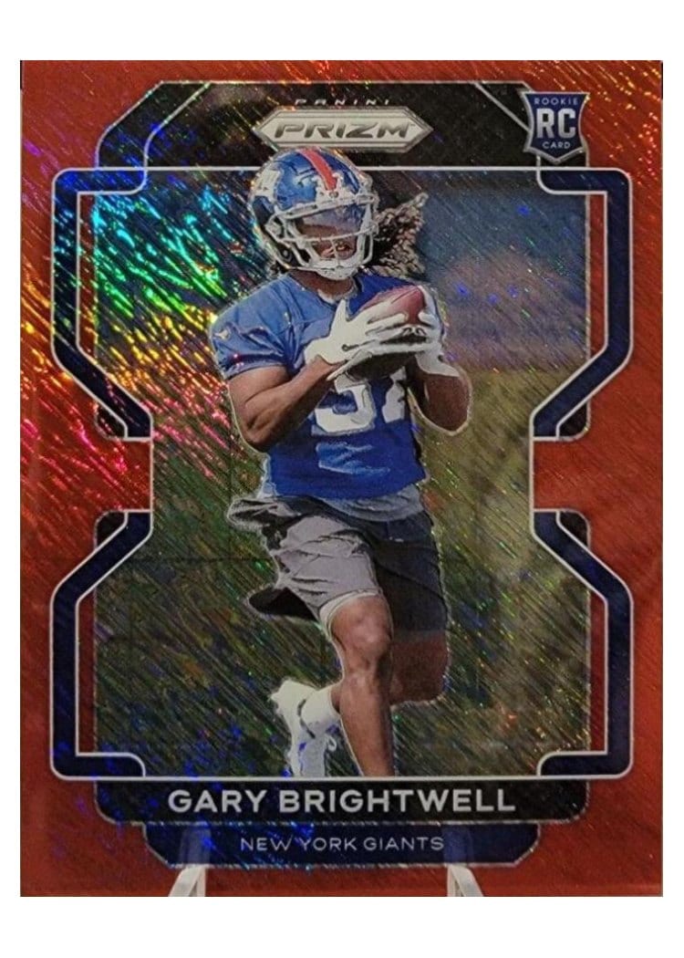 2021 Panini Prizm Base Set Gary Brightwell Red Shimmer #400 card