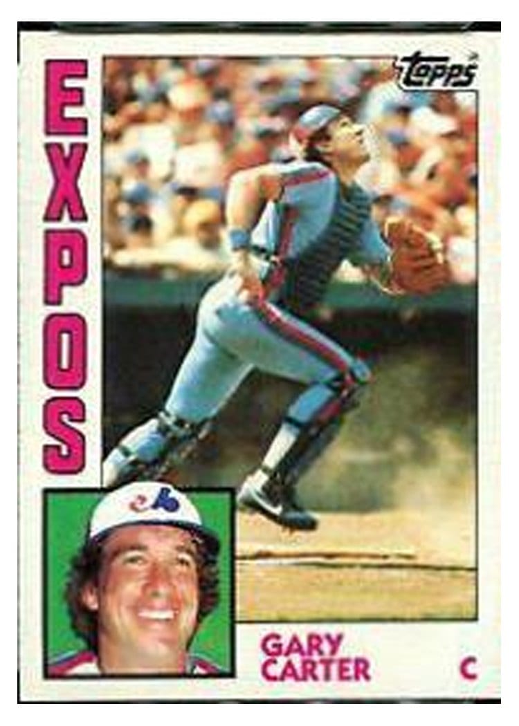1984 Topps Gary Carter #450 card