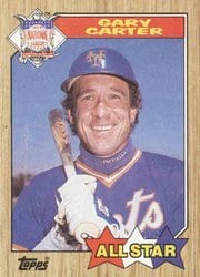 1987 Topps Base Set Gary Carter #602 card