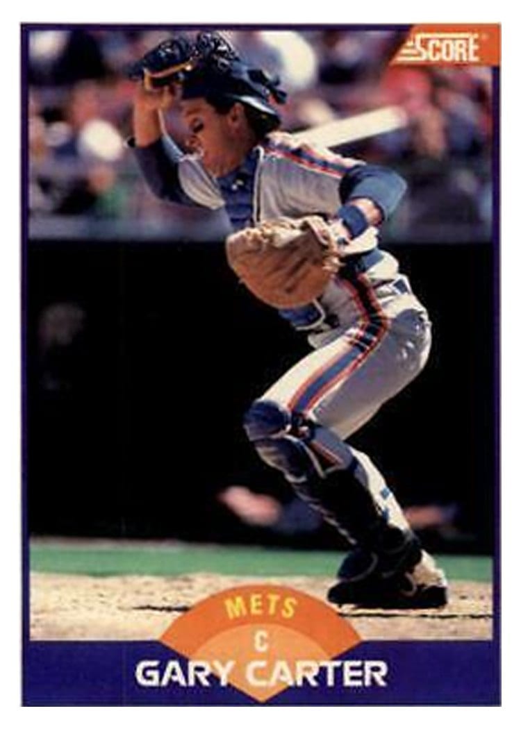 1989 Score Gary Carter #240 card